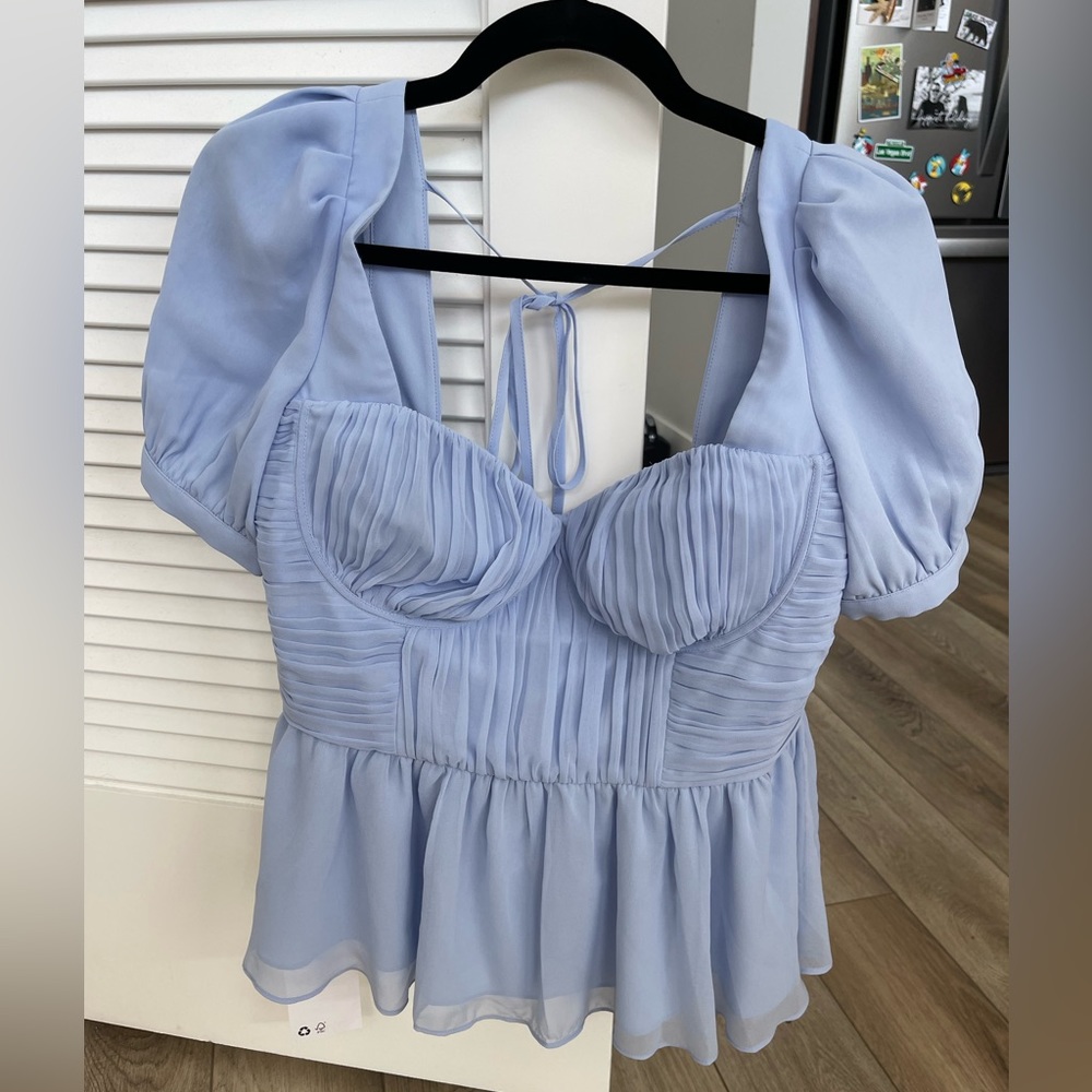 Self-Portrait Chiffon Top
